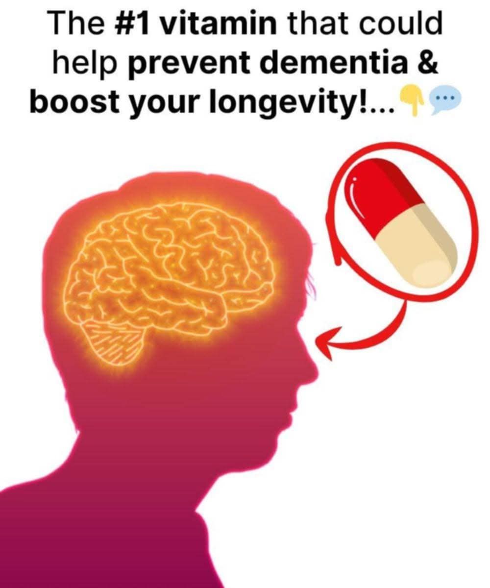 The #1 vitamin that could stop dementia and boost your longevity!