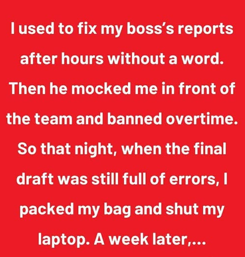 THE NIGHT I WALKED AWAY AND EVERYTHING CHANGED