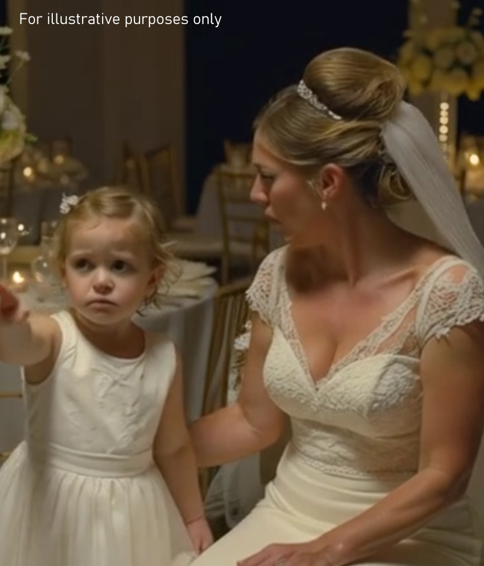 At My Wedding, My 7-Year-Old Daughter Whispered, “Mom, Look at Daddy’s Arm” — What I Saw Changed Everything