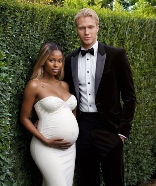 The dark-skinned model got married to a blue-eyed blonde, Now they have incredibly beautiful children