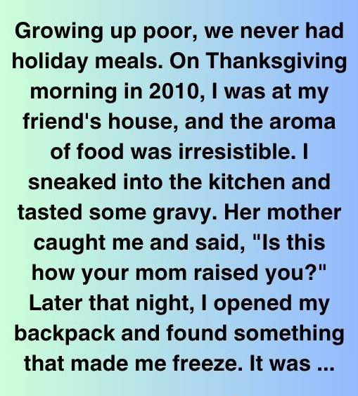 A Gravy-Stained Miracle: A Story of Hunger, Shame, and Unexpected Kindness