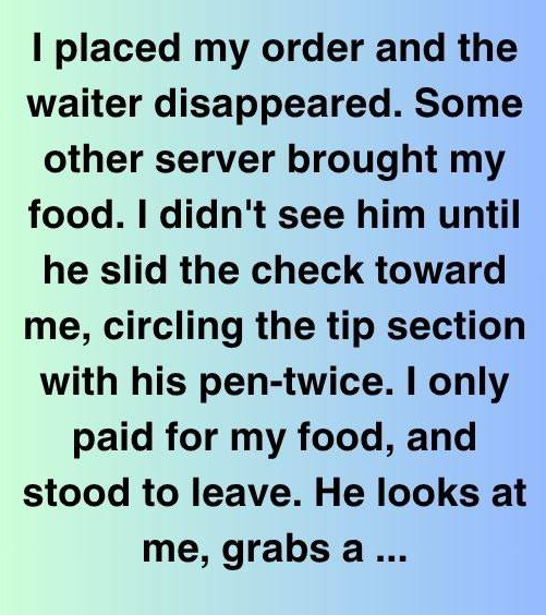 The Tip I Never Gave