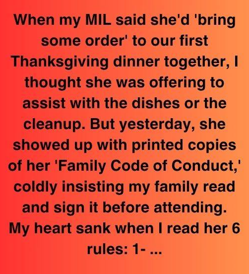 Thanksgiving Rules And Sweet Revenge