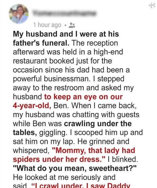 My Son’s Sh0cking Discovery at My FIL’s Funeral