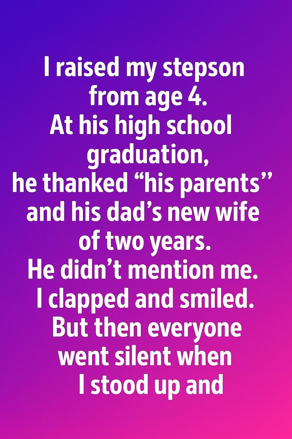 Graduation: The Love Behind the Stage