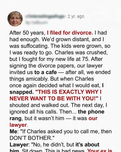 A Lifetime Together, Then One Choice Changed Everything