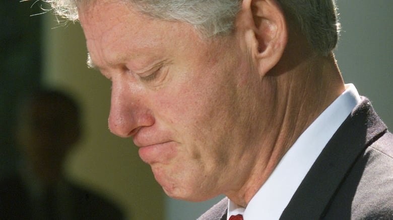 Bill Clinton admits that she tested positive for…