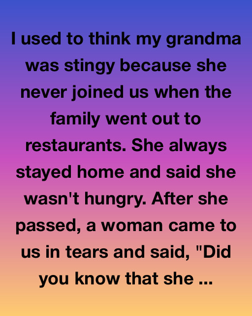 SOTD – The Quiet Generosity Of Grandma Lourdes!