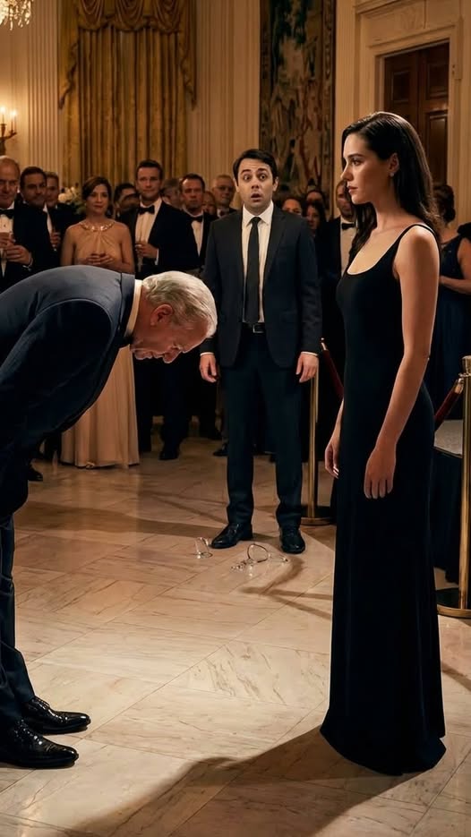 At his promotion party, he forced me to wear a maids uniform and serve drinks!