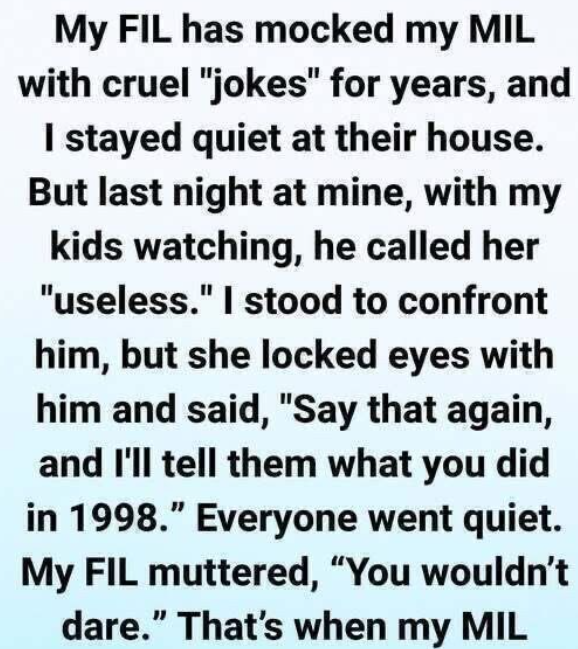 He Called Her “Useless” in Front of Everyone — But When She Calmly Mentioned the Year 1998, the Entire Room Fell Silent, and He Realized Too Late That the Woman He’d Just Insulted Was the Reason His Career Even Existed