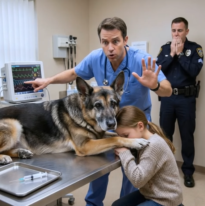 Rescue Story! How a Vets Attentiveness and a Little Girl Saved a Police Dogs Life!