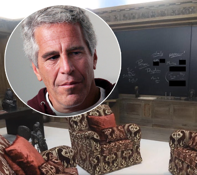 Bizarre words written inside Jeffrey Epstein’s house spark dark theory