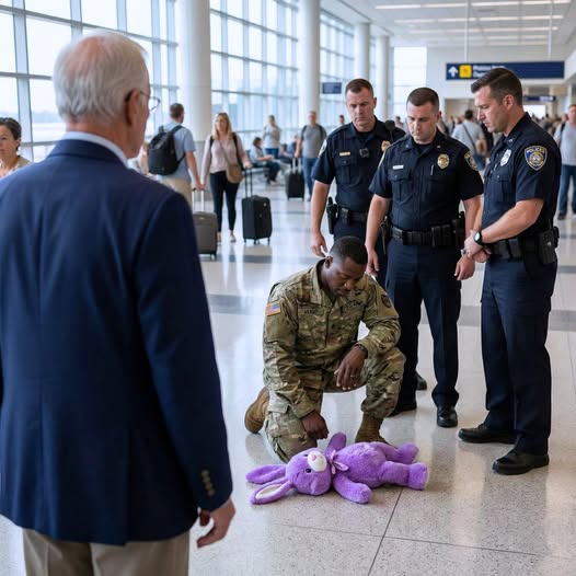 Police Humiliated a Returning Soldier at the Airport, They Did Not Know His General Was Behind Them!