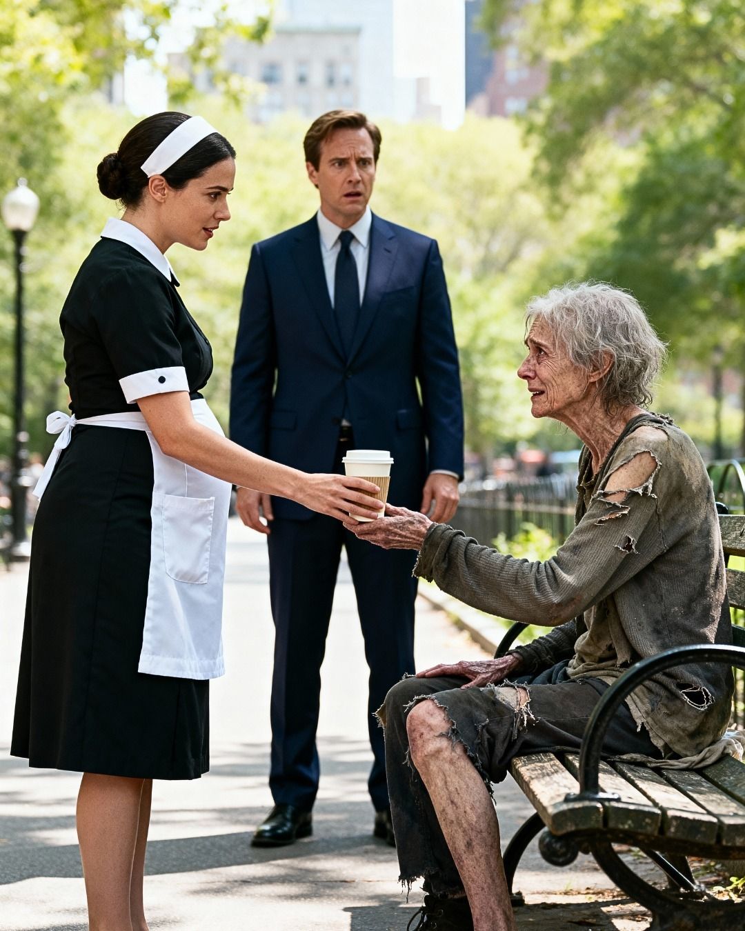 The maid delivered coffee to a lady every day… and the businessman is surprised to learn the truth