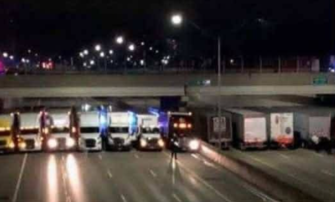 No one knows why 13 trucks are blocking the highway, when the truth is revealed, tears flow