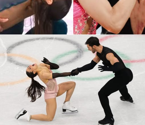 From the opening twizzle sequence, razor-clean and perfectly matched, to a closing pose that left the arena suspended in silence, their synchronicity felt almost surgical. Hands connected with purpose. Hips aligned without hesitation. Eye contact held just long enough to suggest something deeper than choreography. It wasn’t overt romance — it was command.