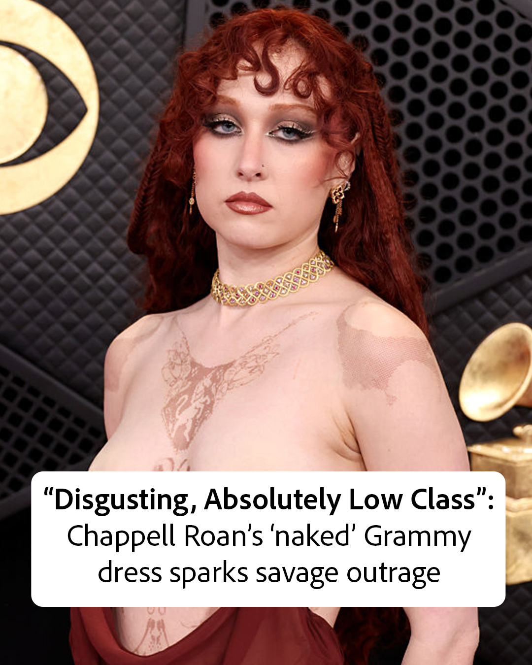 Chappell Roan’s Grammy dress sparks savage outrage