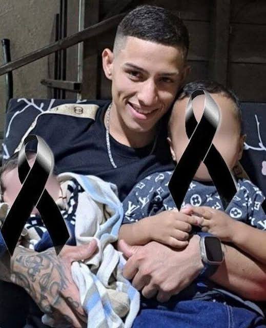 A 23 year old young man passed away with his children in his arms asking for..