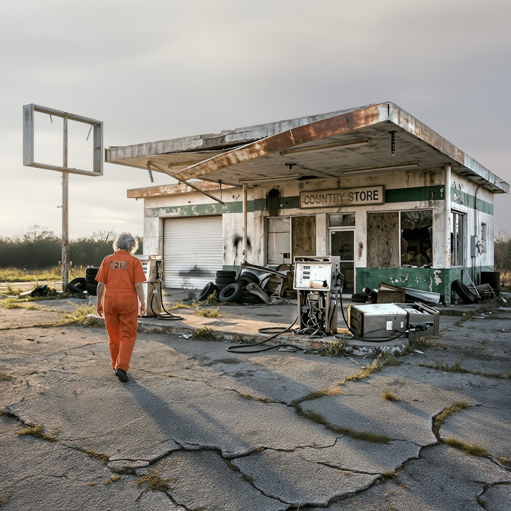 Homeless After Prison, An Elderly Woman Returned to a JUNK Gas Station, Then the Old Phone Rang