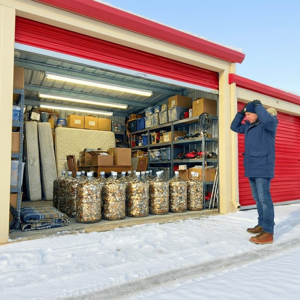 Single Dad Bought a Storage Unit Full of JUGS OF COINS! His Life Changed Overnight