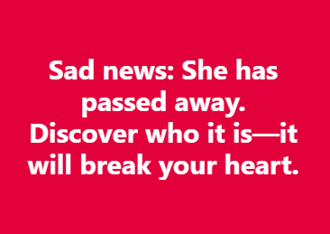 We announce the passing