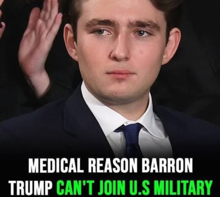 A medical condition could prevent Donald Trump son from serving in the US military!