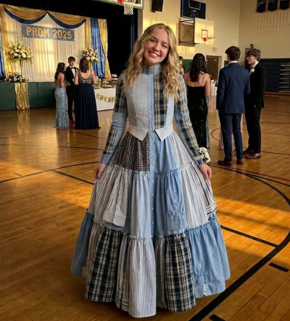 I Made My Prom Dress From My Dad’s Shirts to Honor Him — What Happened Next Surprised Everyone