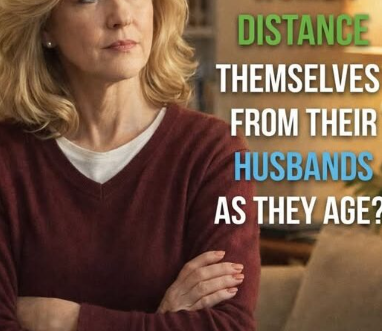 Why do women distance themselves from their husbands as they age?!