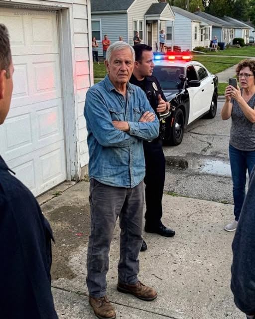 Neighbors Called the Authorities on My 72-Year-Old Dad for Getting Rid of Dogs for Money – When We Opened His Garage, the Officer Was Left in Tears