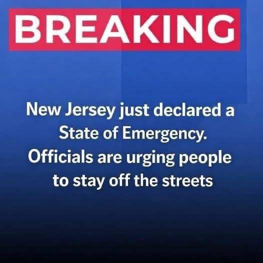 STATE OF EMERGENCY, The Chilling Reason New Jersey Ground to a Halt as a Powerful Storm Triggered Widespread Chaos