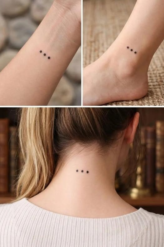 The Secret Hidden Meaning Of The Three Dot Tattoo Why Millions Are Choosing This Tiny Mark To Tell Their Life Story