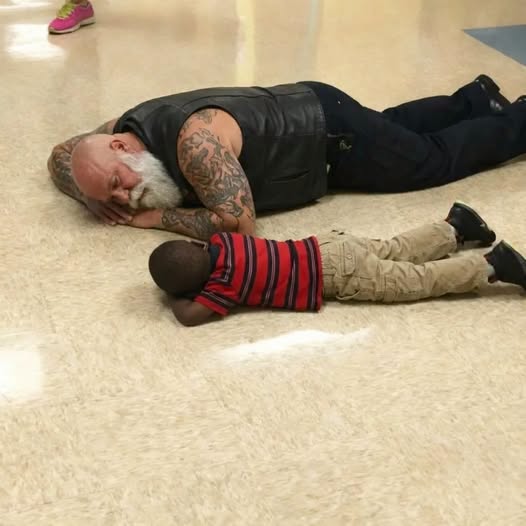 The Angel in Leather Who Laid Down Beside My Screaming Son!