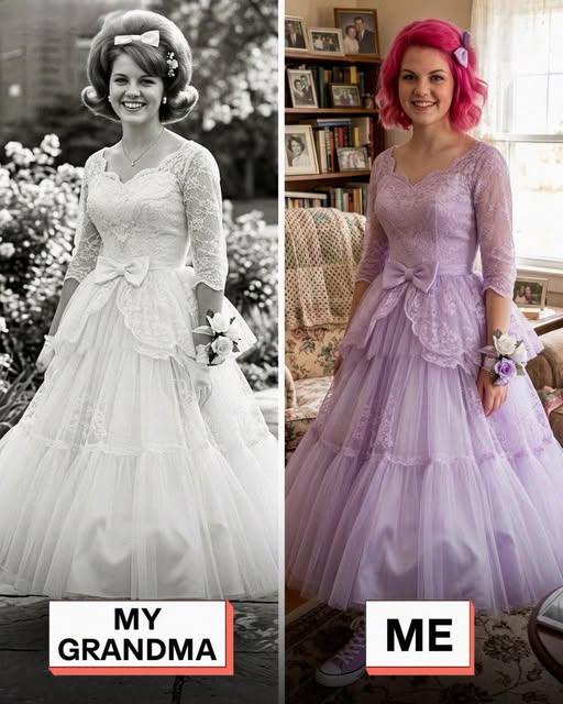 SHOCKING DISCOVERY IN GRANDMOTHERS PROM DRESS HEM REVEALS A DARK SECRET THAT NEARLY DESTROYED A TEENAGERS LIFE ON HER NINETEENTH BIRTHDAY