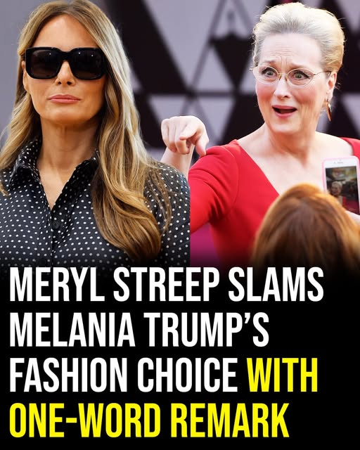 MERYL STREEP BREAKS HER SILENCE ON MELANIA TRUMP WITH A DEVASTATING CRITIQUE OF THE INFAMOUS JACKET THAT SHOCKED THE WORLD