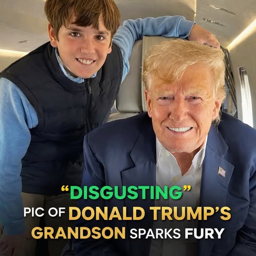 TOO FAR? The Birthday Photo of Donald Trumps Grandson That Is Tearing the Internet Apart!