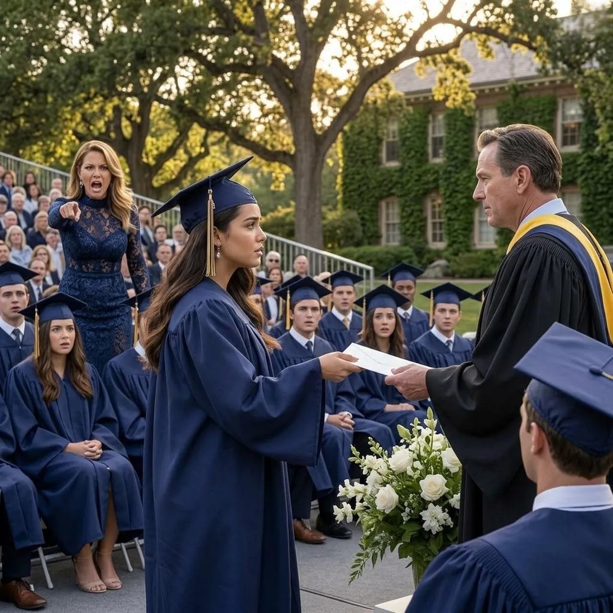 JEALOUS SISTER TRIES TO HUMILIATE ME AT MY GRADUATION BUT HER PUBLIC MELTDOWN ENDS WITH A POLICE ESCORT