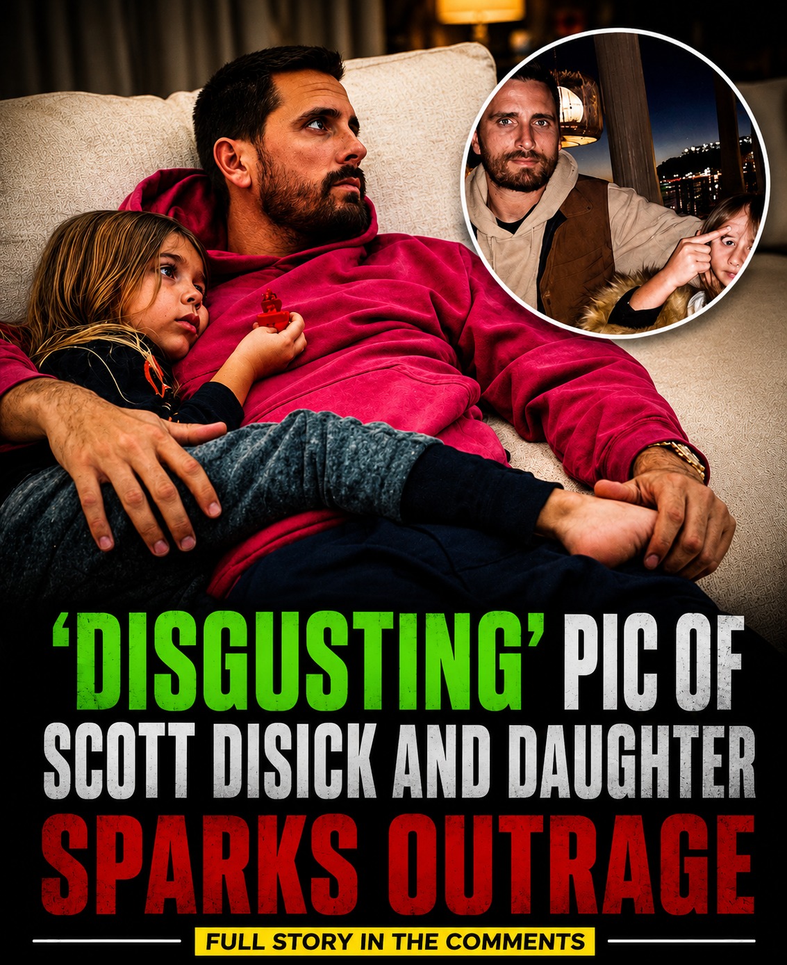 Photo Of Scott Disick And Daughter Sparks Outrage