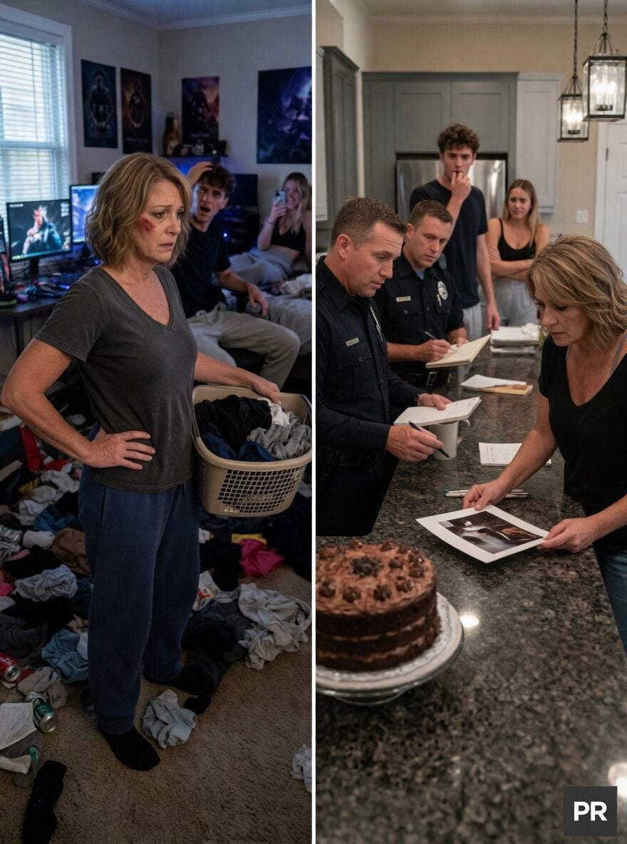 When my son sl:apped me for interrupting his video game, I just lowered my head and walked to the kitchen. I spent three hours baking his favorite triple-chocolate cake