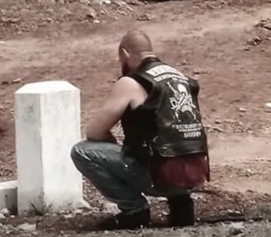 A biker began visiting my wife’s grave every week, and I had no clue who he was or why he came