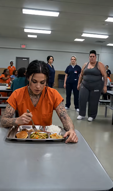 The most dangerous inmate started bullying the new girl, trying to take her food and humiliate her in front of everyone, but she could never have imagined who this mysterious tattooed girl really was