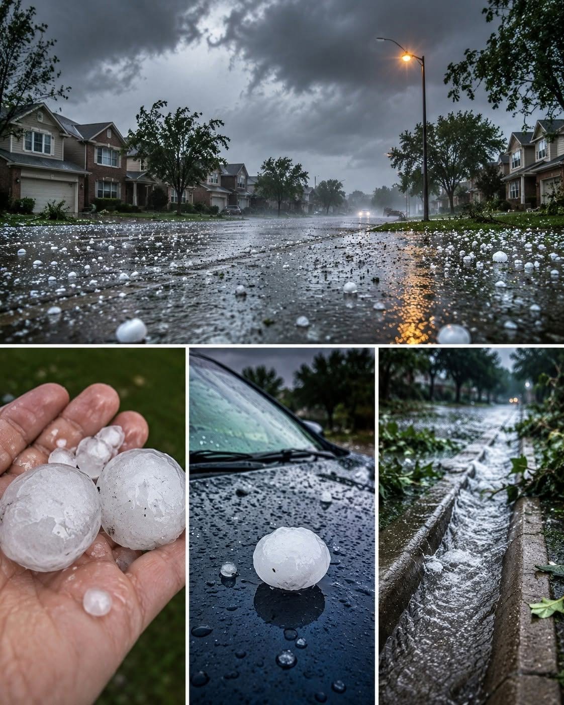 Strong Hailstorm Leaves S-town Dealing With Damage and Recovery Efforts