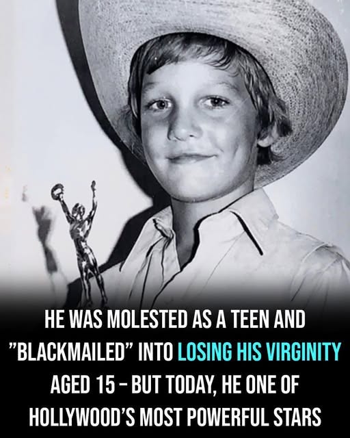 He was moIeste as a teen and blackmailed into losing his virinity aged 15!