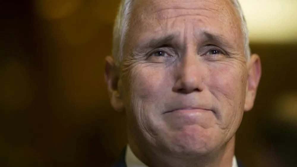 Mike Pence with tears in their eyes make the sad announcement!