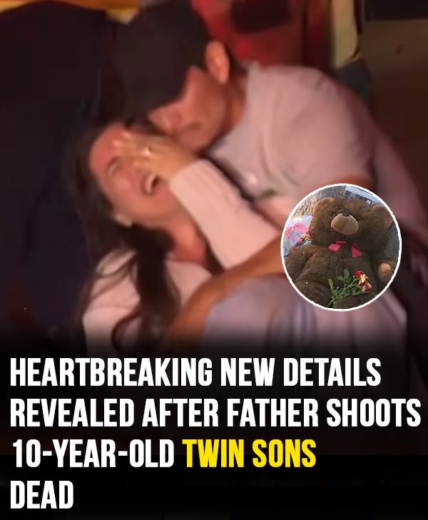 Devastating new detail revealed after father shoots 10-year-old twin sons