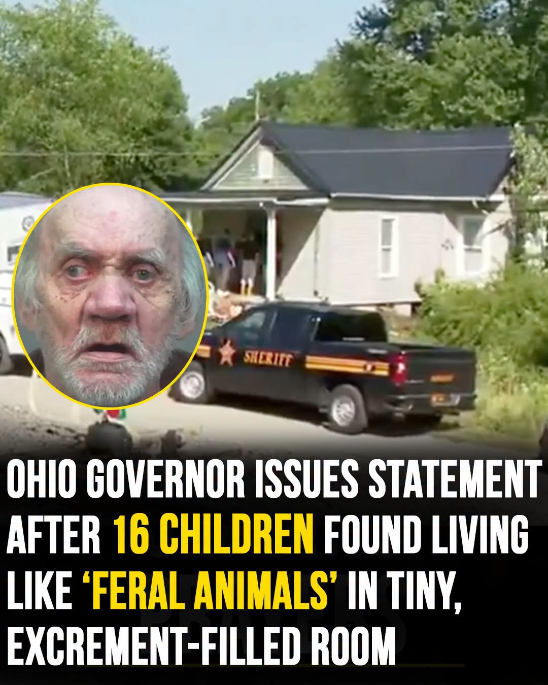 Ohio Governor issues statement after 16 children found living like ‘feral animals’ in tiny, excrement-filled room
