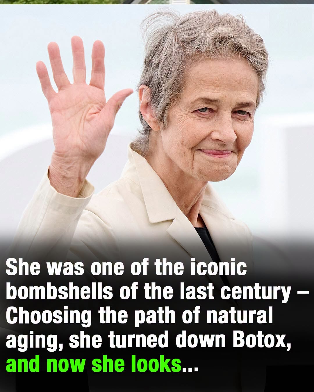 Charlotte Rampling stuns at 78 without plastic surgery