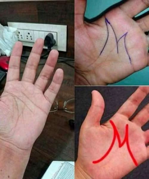 Here’s what the letter ‘M’ on the palm of your hand truly signifies