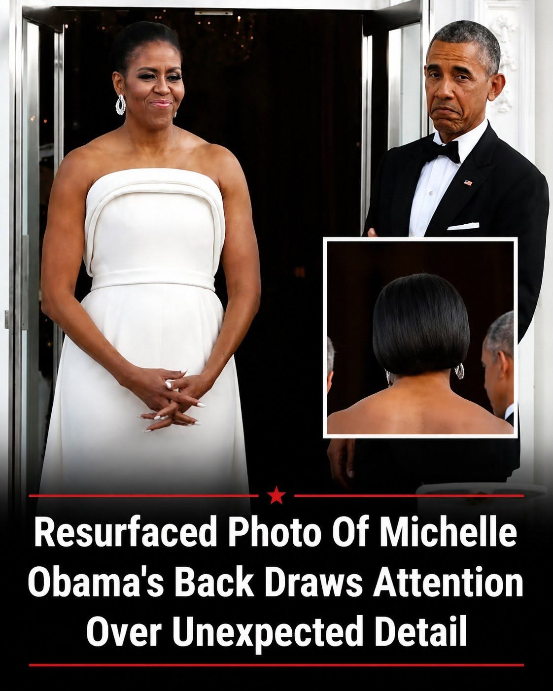 Photo Of Michelle Obama’s Back Turns Heads After People Spot This Glaring Detail