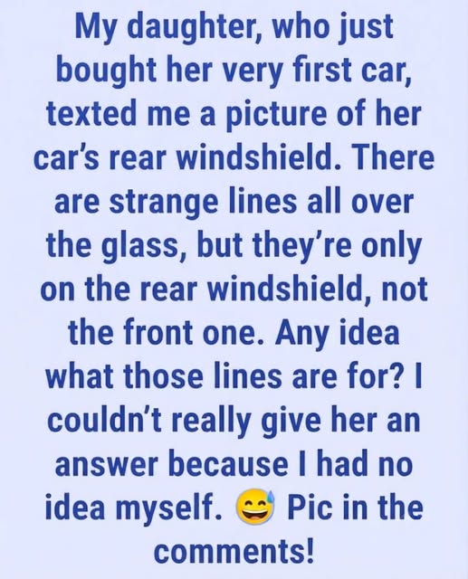 Ever Wondered What Those Lines On Your Rear Windshield Actually Do?