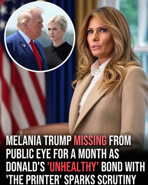 Melania Trump missing from public eye for a month as Donald’s ‘unhealthy’ bond with ‘The Printer’ sparks scrutiny